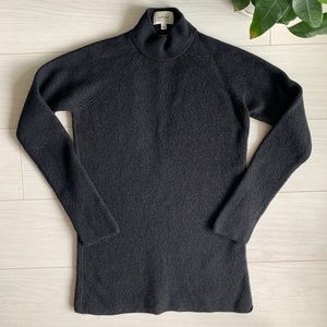 Wilfred Black Mock Neck Sweater